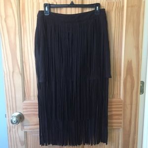 On Twelfth Fringe Skirt